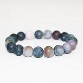 Dragon Jade (Indian Agate) Stone Bracelet 6, 8 and 10mm Bead Size