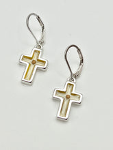 Two Tone Mustard Seed Cross Charm Jewelry Collection