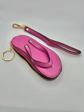 Flip Flop Shoe Keychain or Wristlet - 8 Colors