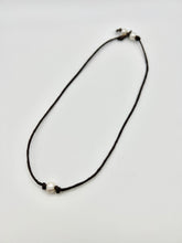 16" Pearl Necklace with Natural Cord and Loop Closure - 2 Colors