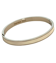 24/7 Wear Stainless Steel Gold or Silver Bangle with Clasp - 4 Colors