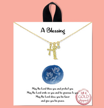 A Blessing Inspirational Necklace on Gift Card - Silver or Gold