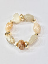 Chunky Bead Stretch Bracelet in 4 Colors
