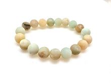 Genuine Stone Bracelet with 6, 8 and 10mm Bead Sizes - Amazonite