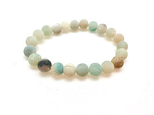 Genuine Stone Bracelet with 6, 8 and 10mm Bead Sizes - Amazonite