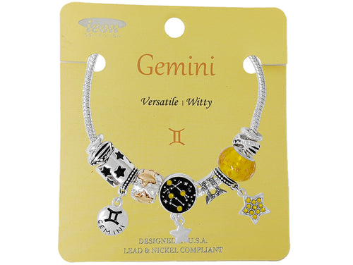 Zodiac Charm Bracelet - Gemini