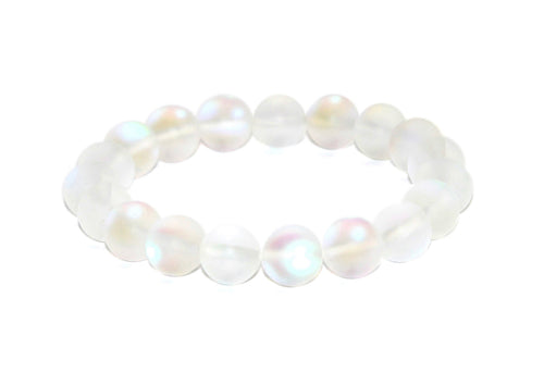 White Aurora Borealis Bracelet