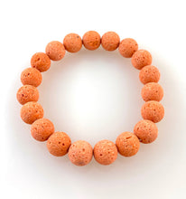 Lava Stone Bead Stretch Bracelet in 6 Colors