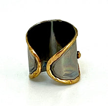 Multi Metal Adjustable Artisan Ring - Sunburst