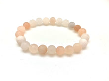 Genuine Stone Bracelet with 6, 8 and 10mm Bead Sizes - Pink Adventurine