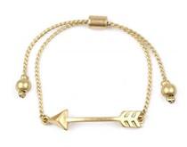 Gold Arrow Adjustable Bracelet