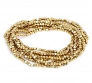 Gold and Silver Multi-Strand Stackable Bracelet