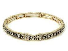 Gold Stretch Stackable Bracelet