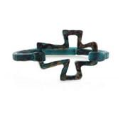 Patina Cross Hinge Bracelet