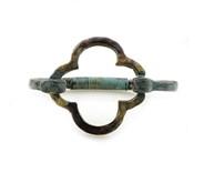 Patina Clover Hinge Bracelet