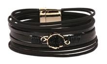 Leather Magnetic Bracelet