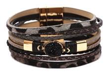 Leather Magnetic Bracelet