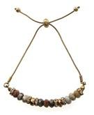 Adjustable Semi-precious Stone Bracelet Neutral