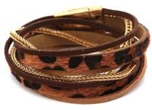 Leather Magnetic Bracelet